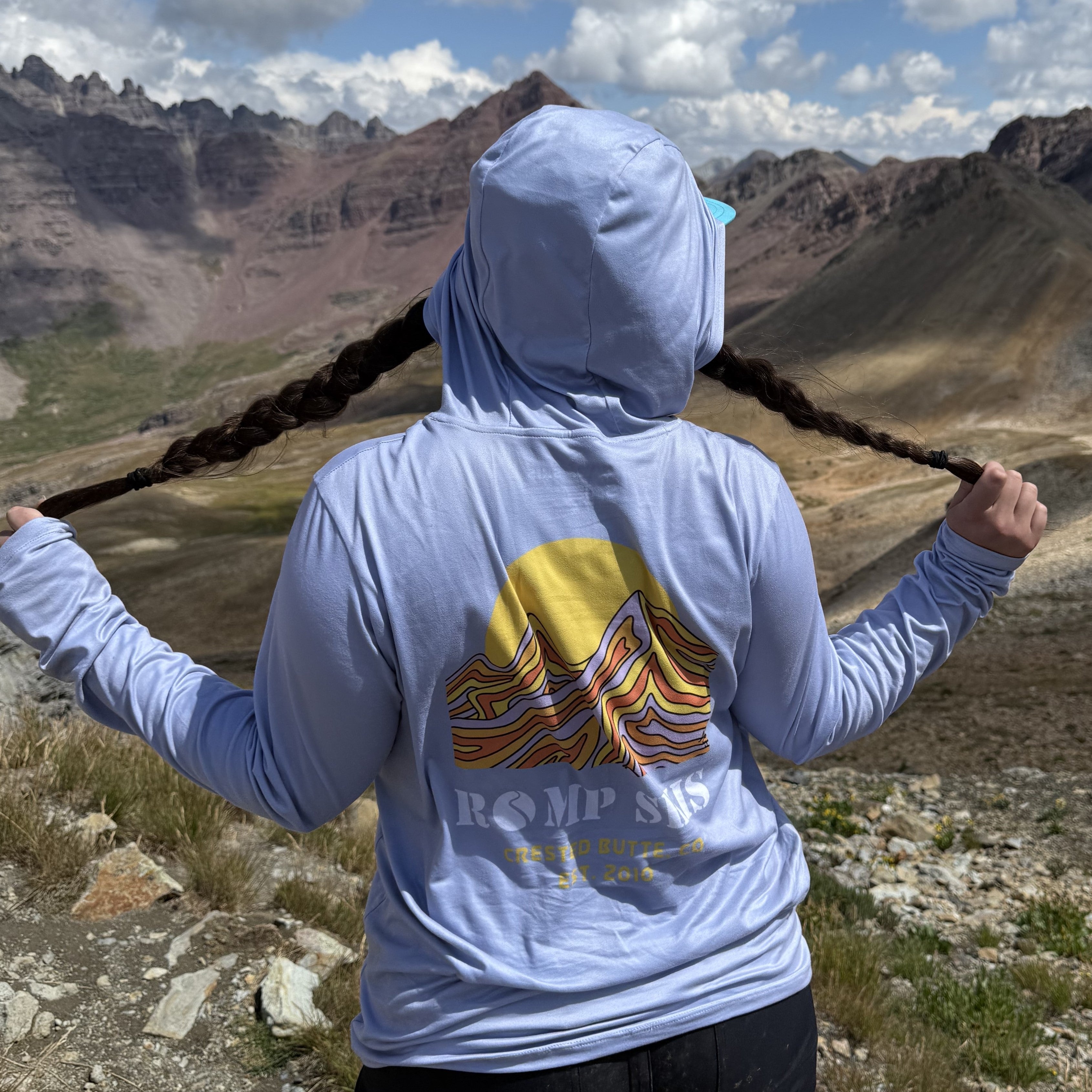 Sun Hoodie Mountain Sketch – Romp Skis